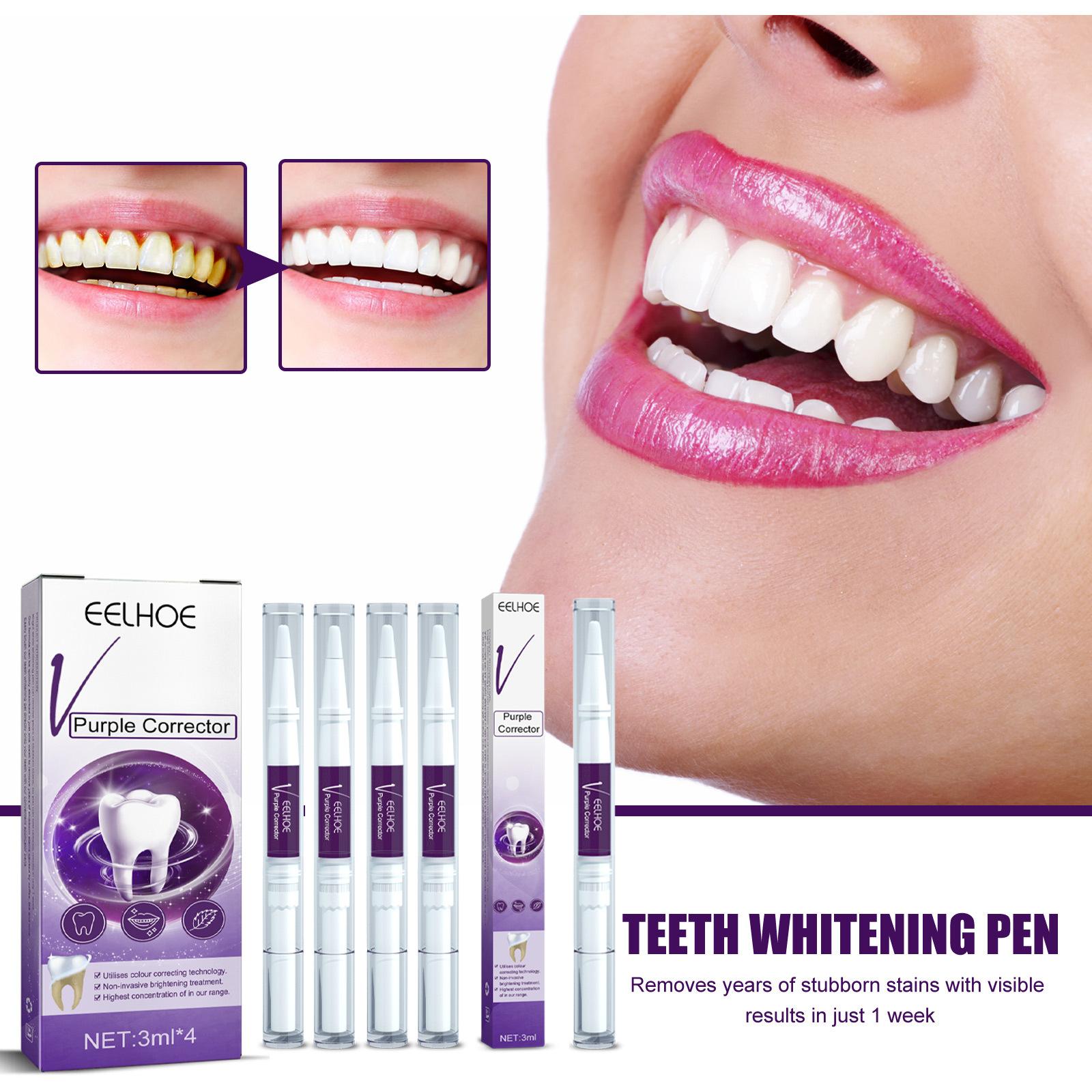 Teeth Whitening Gel Pen - No Sensitivity & Mint Flavor - Beautiful White Smile