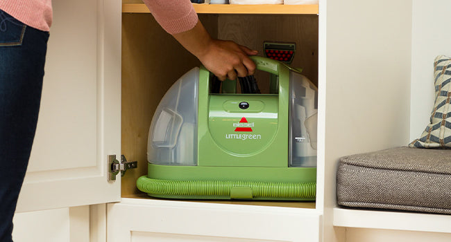 Multi-Purpose Portable Carpet and Upholstery Cleaner, Car and Auto Detailer, with Exclusive Specialty Tools, Green