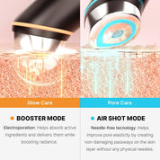 Age-R Booster Pro | 6-in-1 Real Glass Glow Device | Looking Glass Skin with Enhanced Absorption, Radiance, Elasticity,Pore Care | LED Anti-Wrinkle Device | Korean Skin Care