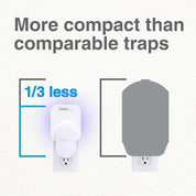 Safer Home SH502 Indoor Plug-In Fly Trap for Flies, Fruit Flies, Moths, Gnats, and Other Flying Insects – 400 Sq Ft of Protection