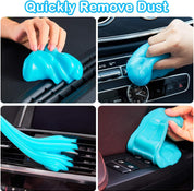 PULIDIKI Car Cleaning Gel Universal Detailing Kit Automotive Dust Car Crevice Cleaner Slime Auto Air Vent Interior Detail Removal for Car Putty Cleaning Keyboard Cleaner Car Accessories Blue