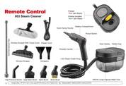 Portable Handheld High Pressure Steam Vacuum Cleaner Machine for Kitchen Bathroom Tile
